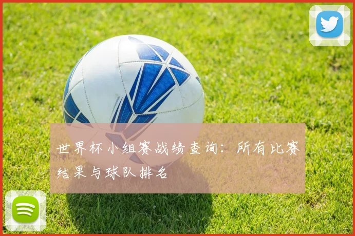 世界杯小组赛战绩查询:所有比赛结果与球队排名